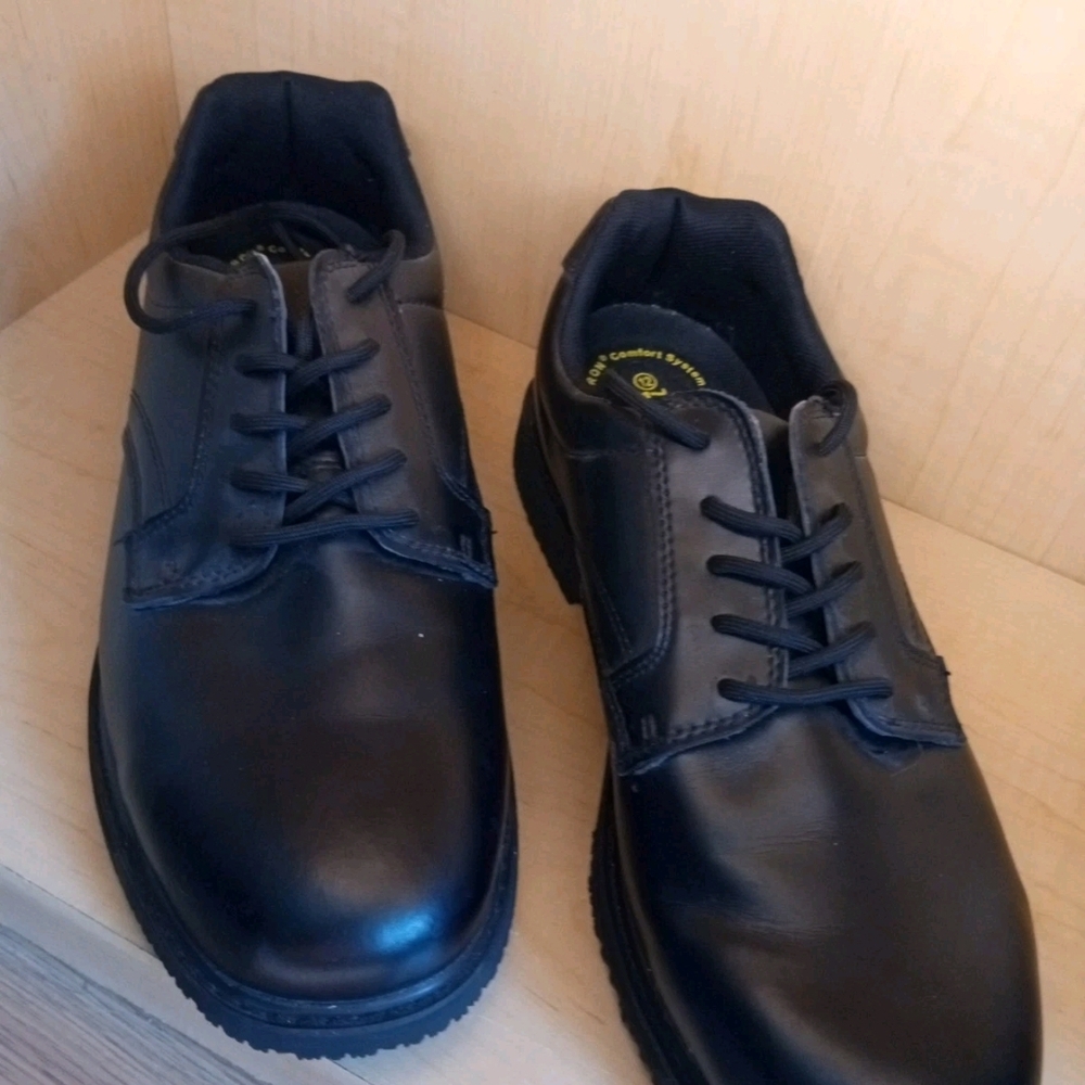 Men's Tredsafe Black Work Shoes Size 12 Anti-slip